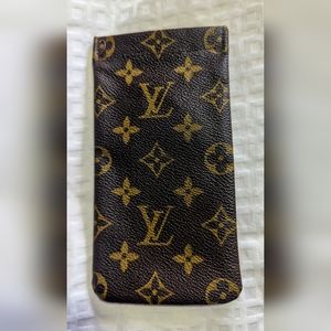 Louis Vuitton Eyeglasses Sunglasses Holder Case Authentic